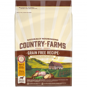 Суха храна за кучета Country Farms Grain Free Recipe Small & Mini Adult Turkey -  рецепта с пуешко и без зърно 2,5 кг
